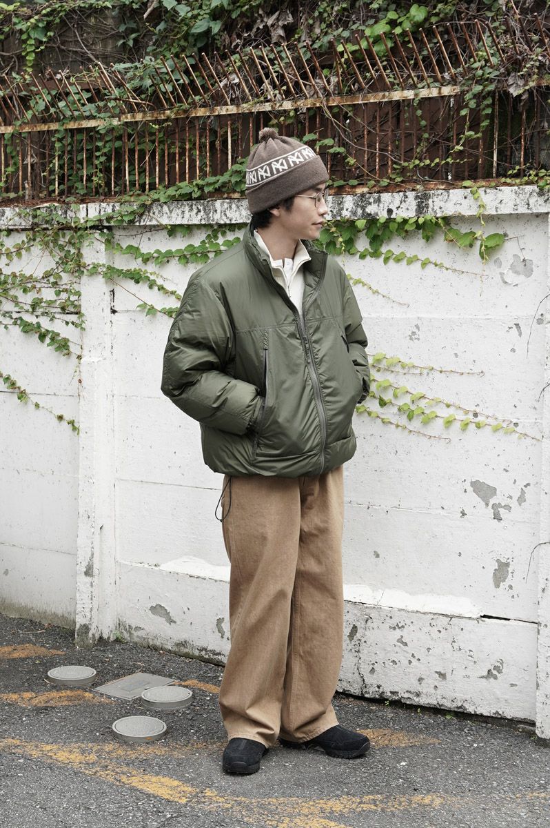 TAION DOWN ZIP UP BLOUSON[KHAKI] | 1LDK (ワンエルディーケー) 公式 