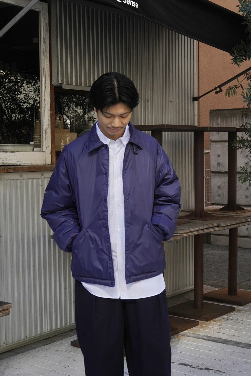 TAION DOWN COACH JACKET[NAVY] | 1LDK ONLINE STORE