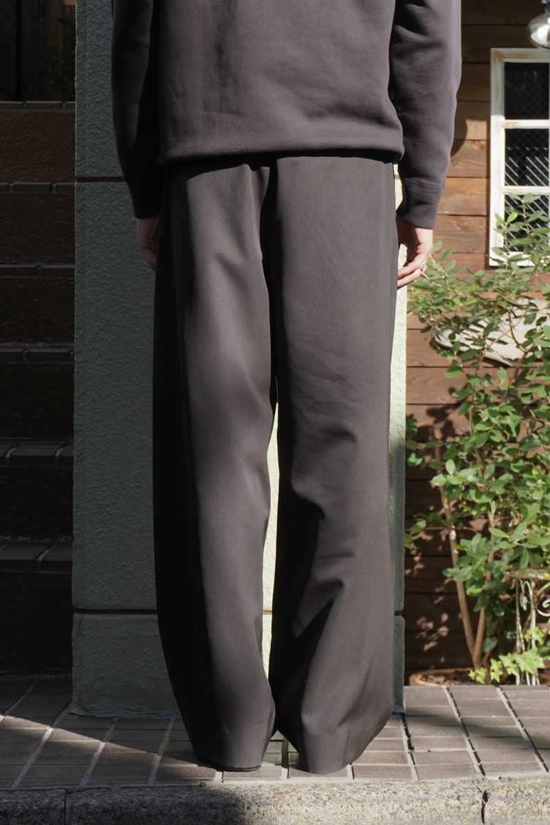 TWIST SEAM WIDE EASY TROUSERS[GREY KHAKI] | 1LDK (ワンエル