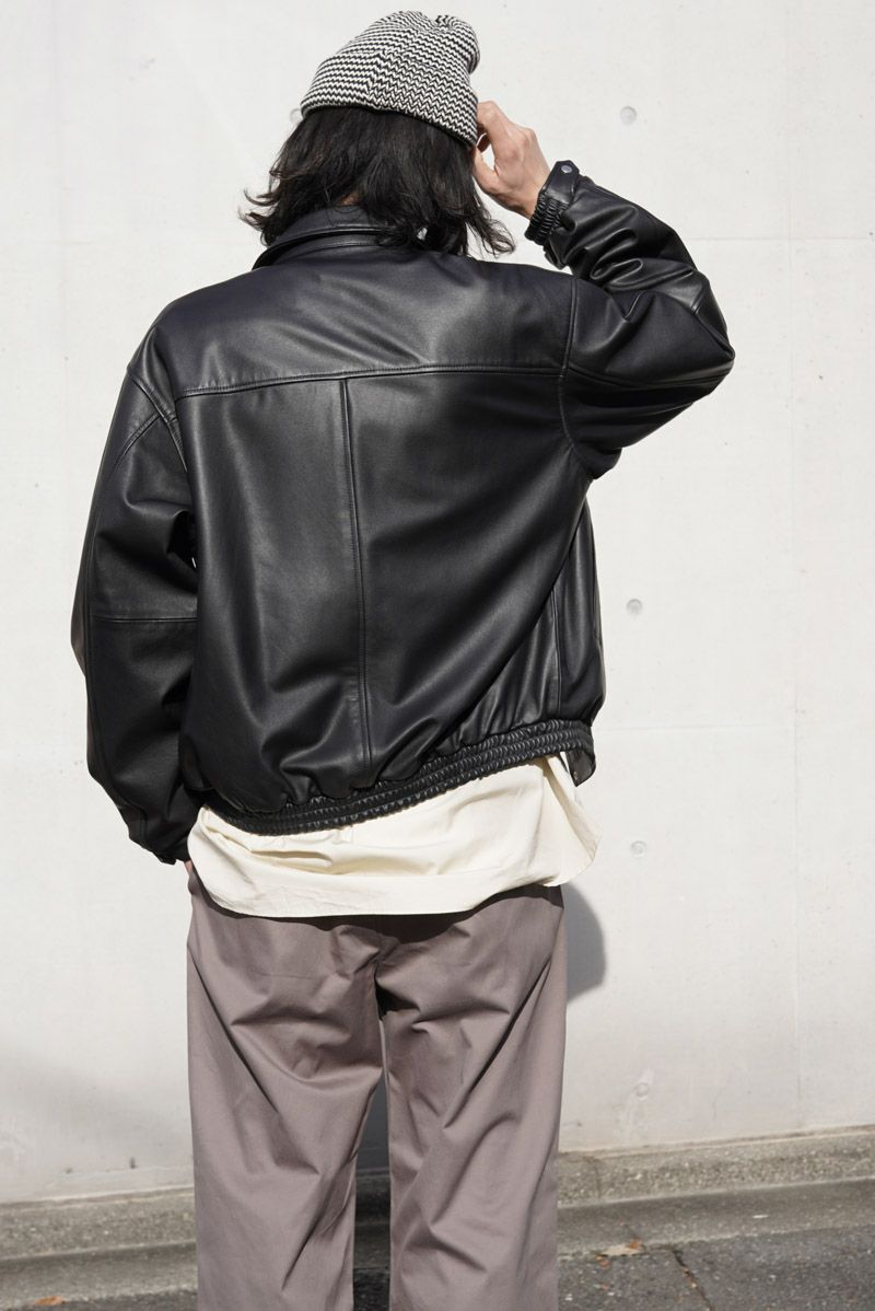 LEATHER BLOUSON[BLACK] | 1LDK (ワンエルディーケー) 公式サイト