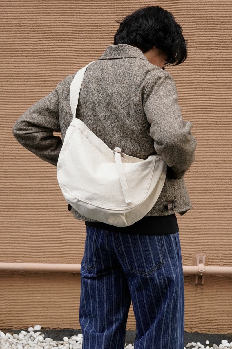 LOT.018 NEWSBOY BAG SMALL[IVORY] | 1LDK ONLINE STORE