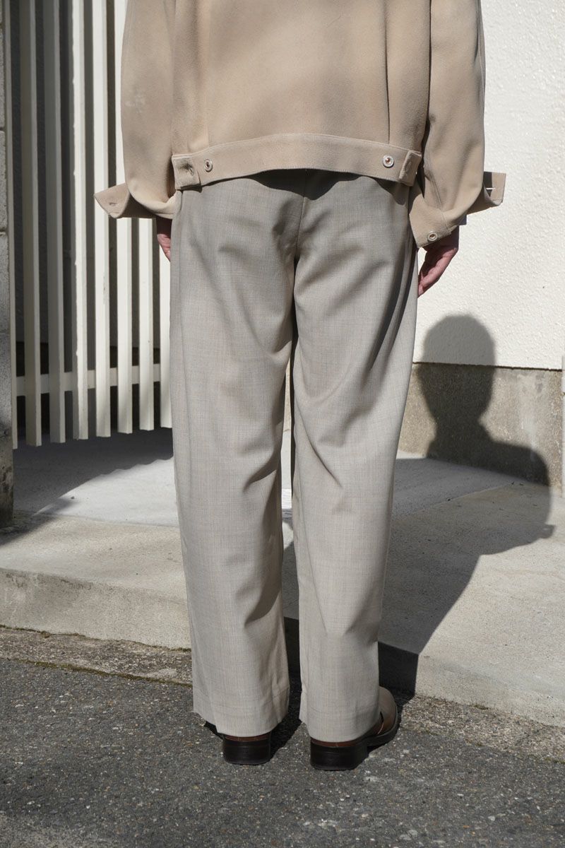 SUMMER WOOL WIDE TROUSERS[GRAYGE] | 1LDK (ワンエルディーケー