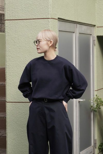 CREW NECK SWEAT[NAVY]