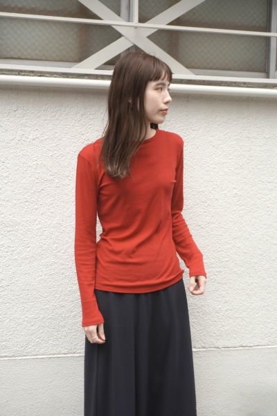 トップス MY___ SHEER TELECO CREW NECK TOP[LIME] 0 SHEER TELECO CREW NECK TOP[LIME] | 1LDK (ワンエルディーケー