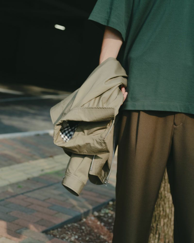 ALAIN DELON ファーアウター カーキー Over Ma1 Jacket – MOUSSY