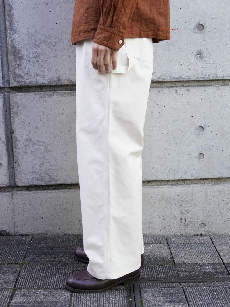 PAINTER PANTS[ECRU] | 1LDK ONLINE STORE