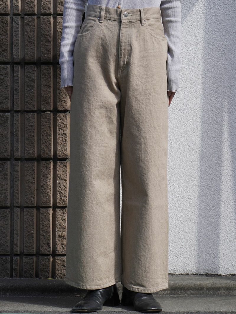 未着用1LDK MY___ MY BASIC DENIM（サイズ1・KHAKI） my___official ⁡ Our basic denim is restocked. Now in a fresh