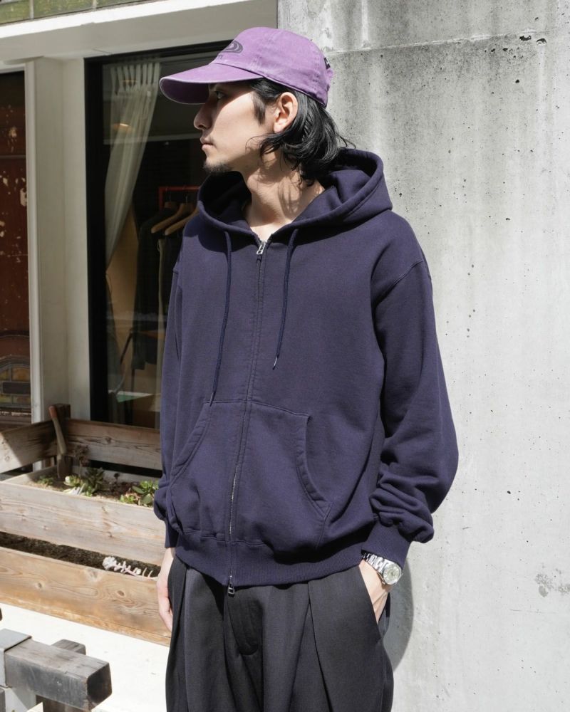 JUMBERCA ZIP UP SWEAT HOODIE[NAVY] | 1LDK (ワンエルディー