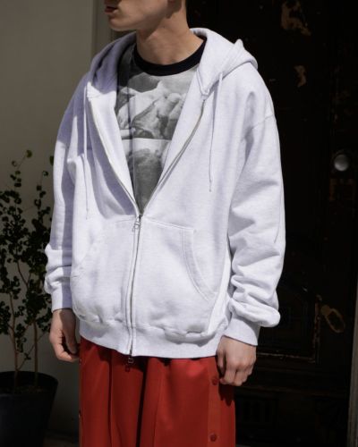 JUMBERCA ZIP UP SWEAT HOODIE[L.GRAY] | 1LDK (ワンエルディー