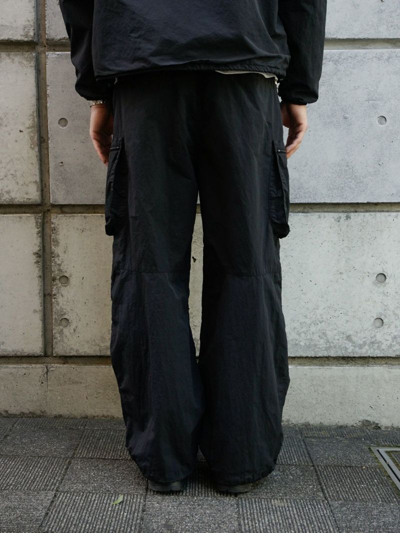【限定】ALOUND NYLON PANTS ダークネイビー ナイロン パンツ 希少・新品】ALOUND NYLON PANTS 限定色 ダークネイビー XL