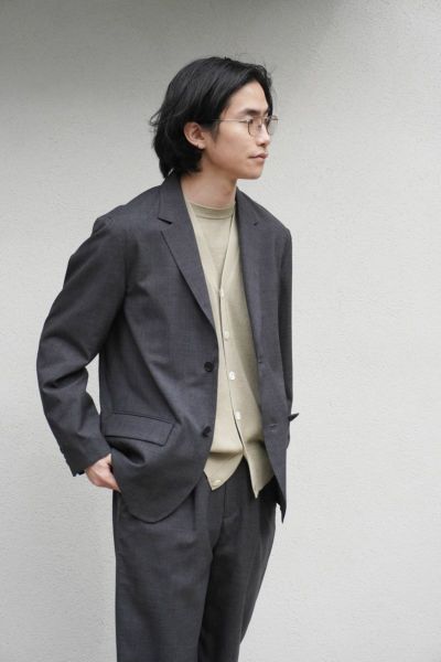 WOOL 2B JACKET[GRAY]