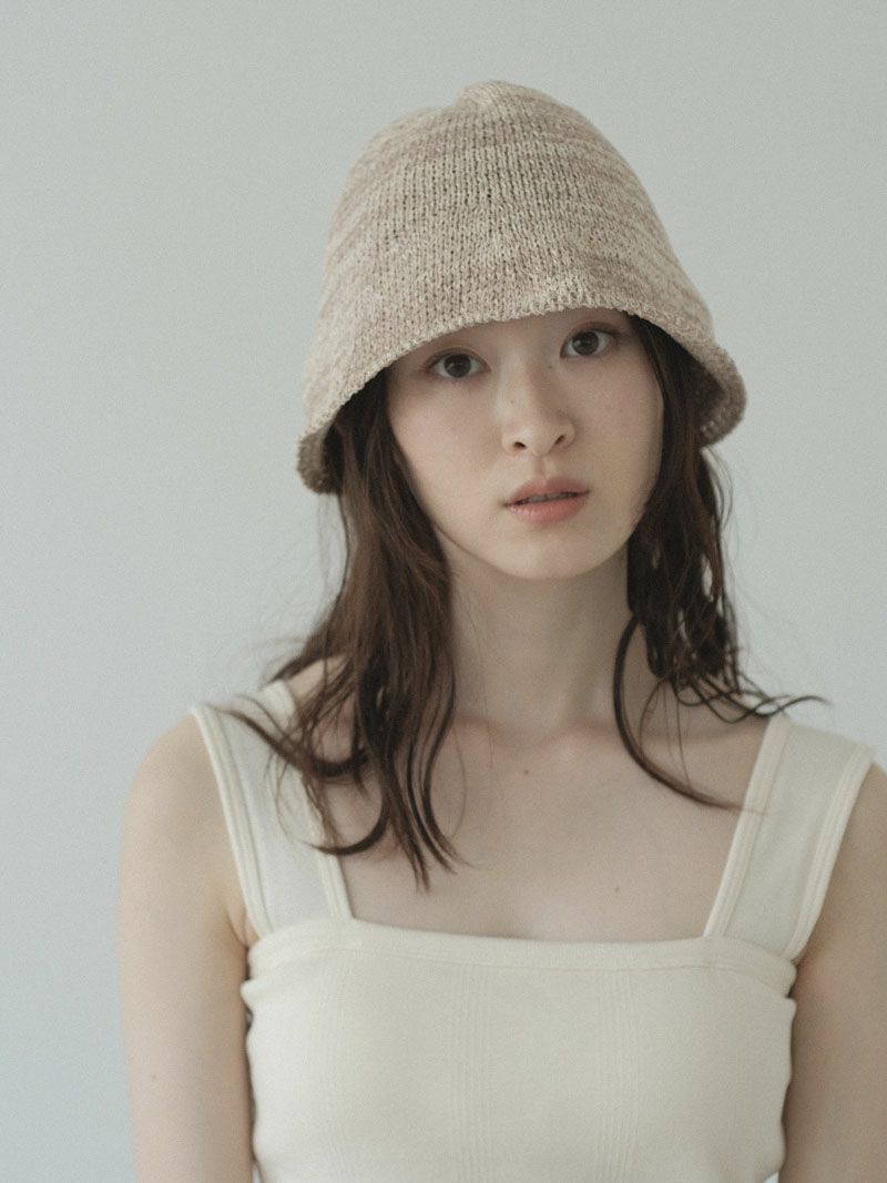PAPER KNIT HAT[BEIGE] | 1LDK (ワンエルディーケー) 公式サイト