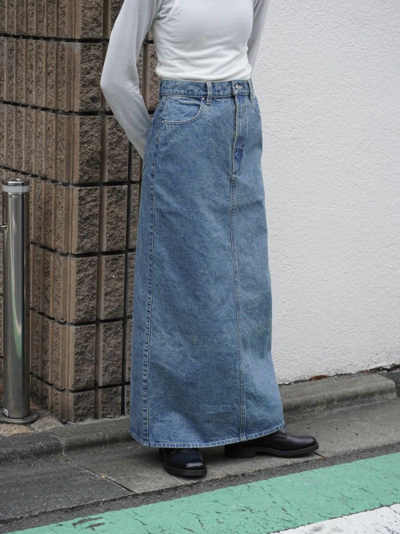 MY 1LDK DENIM MAXI SKIRT (BEIGE) サイズ0 MY 1LDK DENIM MAXI SKIRT (BEIGE) Size 0