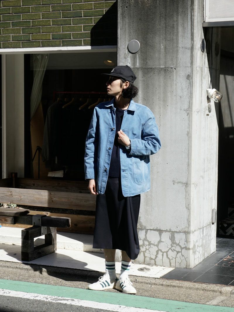 Denim caban jacket[BLUE] | 1LDK (ワンエルディーケー) 公式サイト