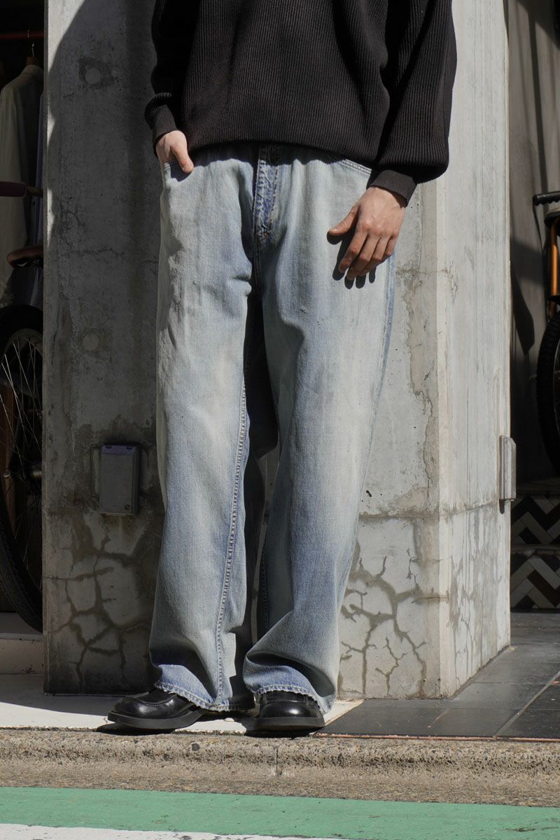 パンツ ANCELLM AGING STRAIGHT 5P DENIM PANTS ANCELLM - AGING STRAIGHT 5P DENIM PANTS | COELACANTH