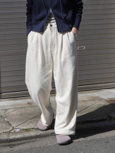 PHATEE HEMP SWEAT TROUSERS[WHITE]
