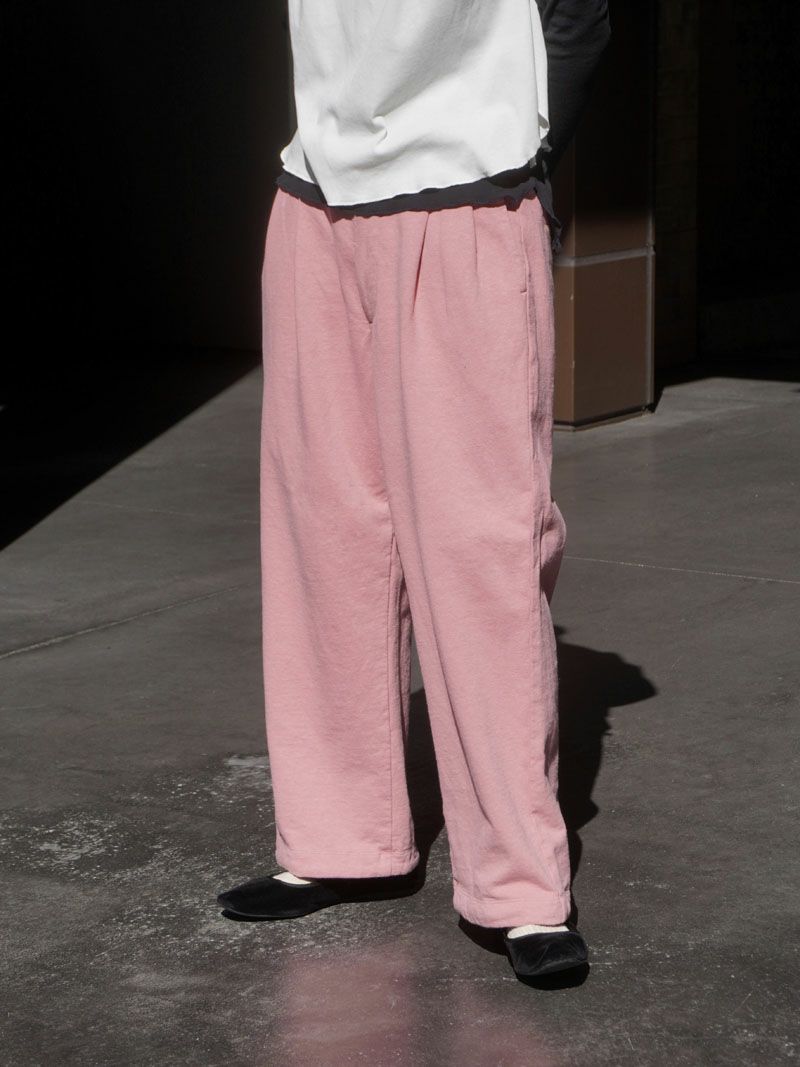 PHATEE HEMP SWEAT TROUSERS[PINK] | 1LDK (ワンエルディーケー