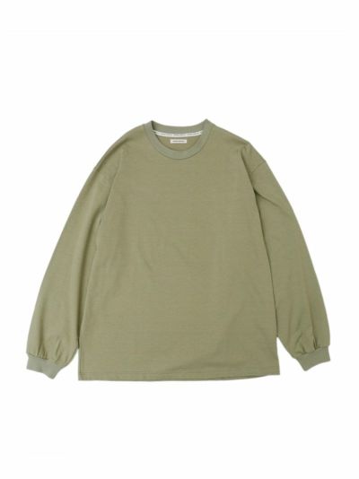 トップス UNIVERSAL PRODUCTS WOOL L/S T-SHIRT UNIVERSAL PRODUCTS - MULTI BORDER L/S T-SHIRT / NAVY