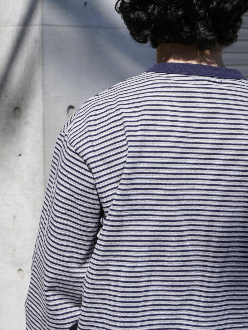 1LDK SELECT - L/S BORDER T-SHIRTS (NAVY × WHITE) XL ORIGINAL BORDER L/S T-SHIRTS[NAVY] | 1LDK (ワンエルディー