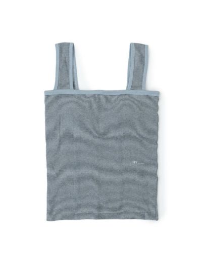 Miller x MY SQUARE BARE TOP[BLUE×GRAY BORDER]