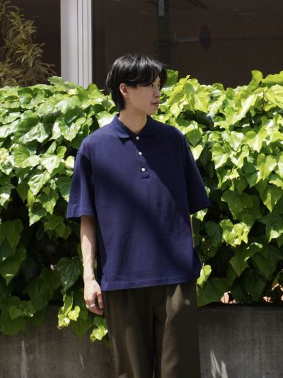 POLO S/S SHIRT[NAVY]