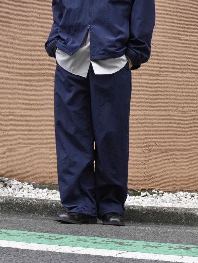 NYLON TRACK PANTS[NAVY]
