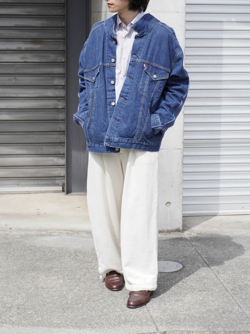 cristaseya デニムジャケット The Cristaseya Jeansfrontpaent[Blue/Blue] | 1LDK (ワンエル