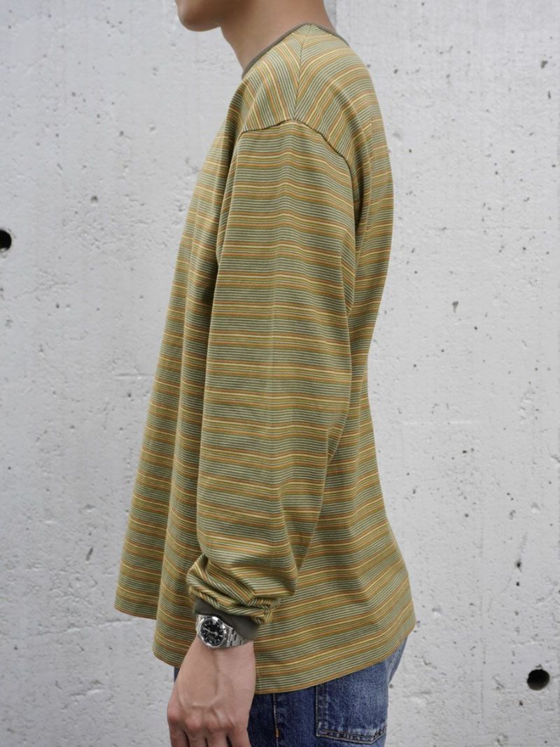 STRIPED PIPING L/S TEE[MOJAVE] | 1LDK (ワンエルディーケー