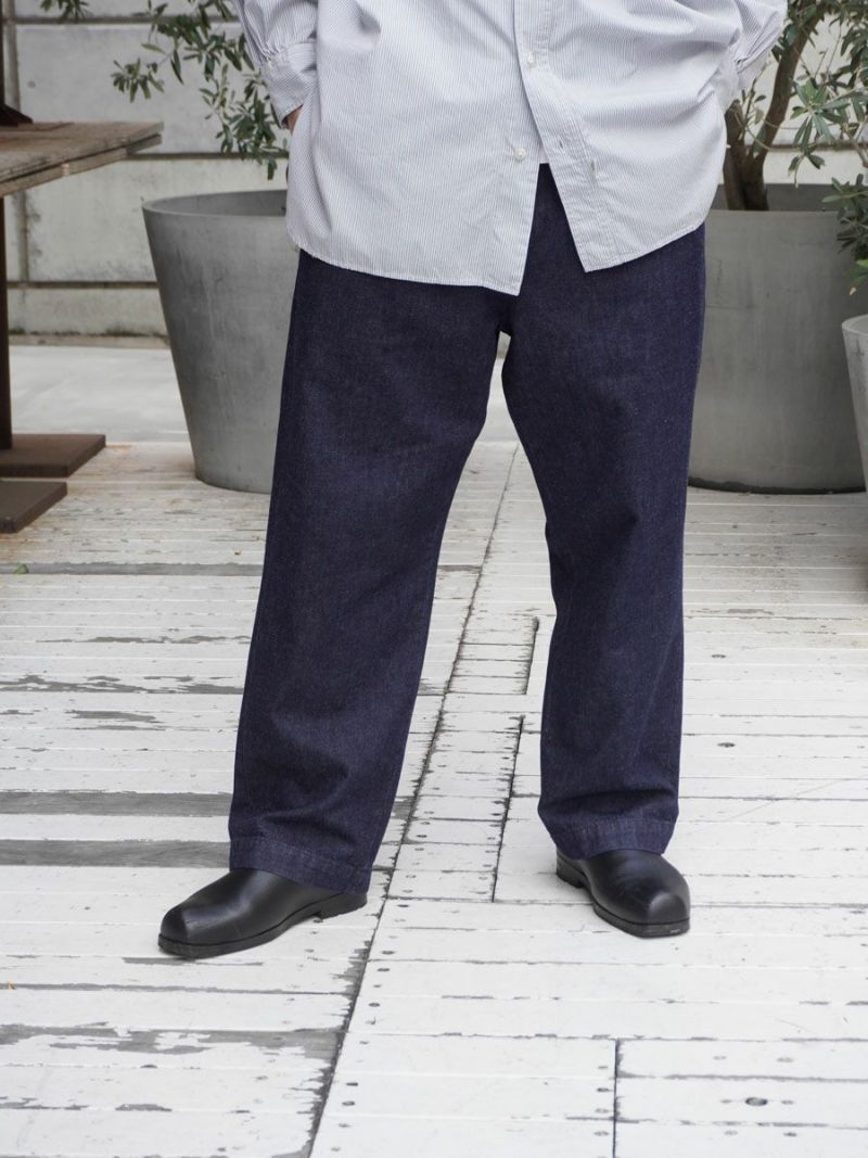 定番人気！ HEMP MIX STORE ONLINE 1LDK | SLACKS[INDIGO] DENIM パンツ