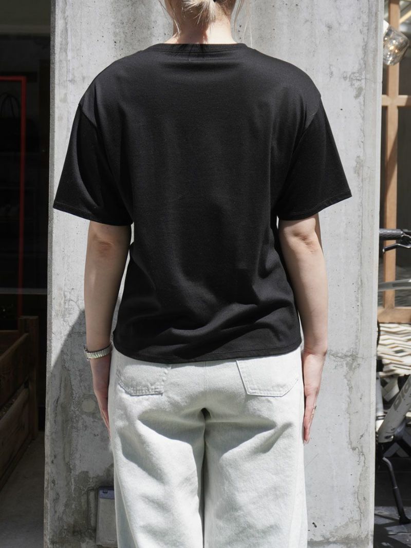 L’Appartement Sheer T-shirts ブラック Sheer T-shirt L'Appartement アパルトモン シアーTシャツ