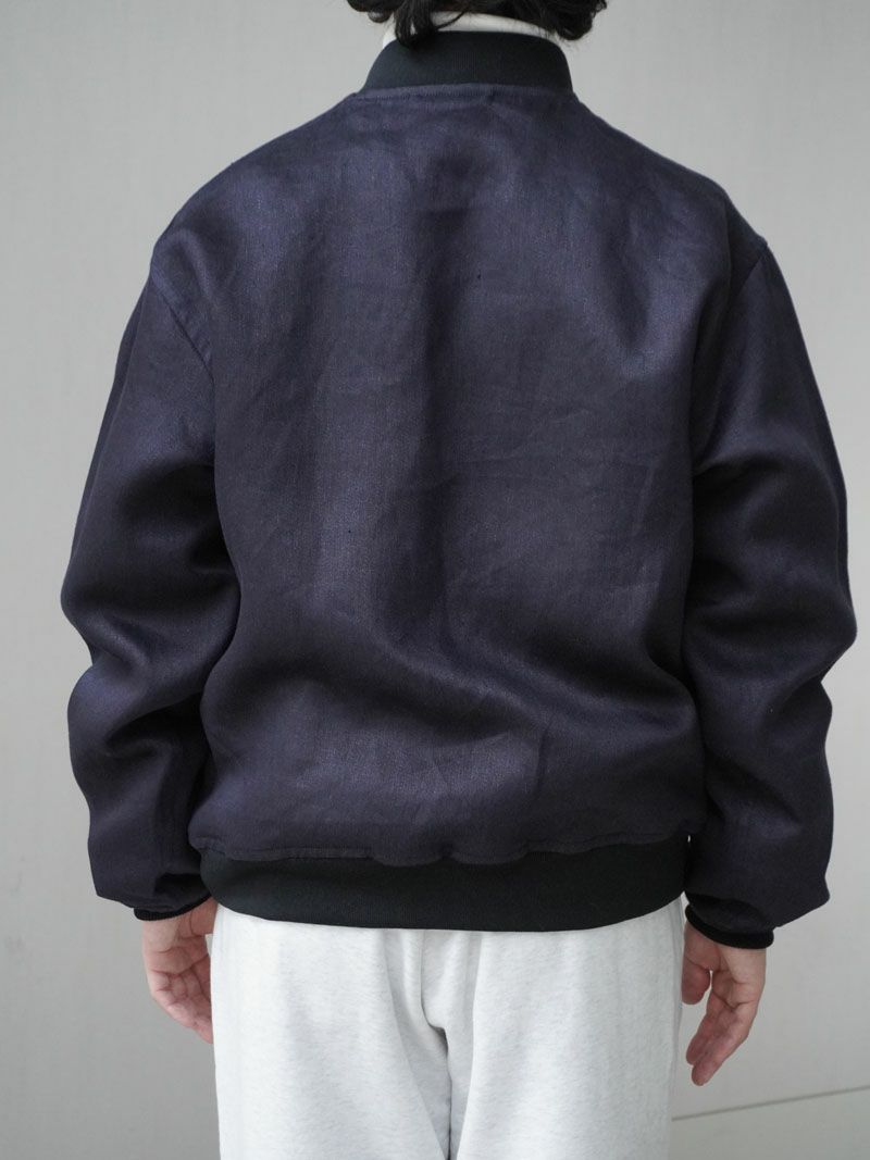 Linen Flight Jacket[NAVY] | 1LDK (ワンエルディーケー) 公式サイト