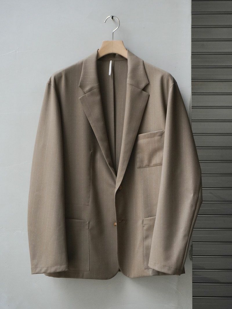 S2B NORFOLK JACKET[MOCHA STRIPE] | 1LDK (ワンエルディーケー
