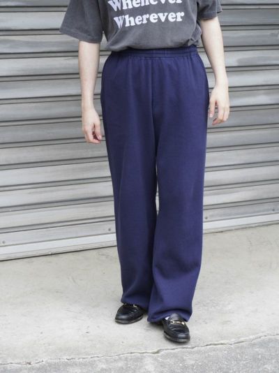 JERSEY TRACK PANTS[NAVY]