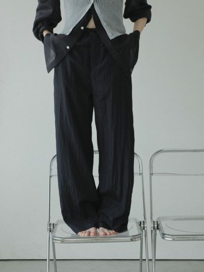 VINTAGE WASHED PAJAMA PANTS[NAVY]