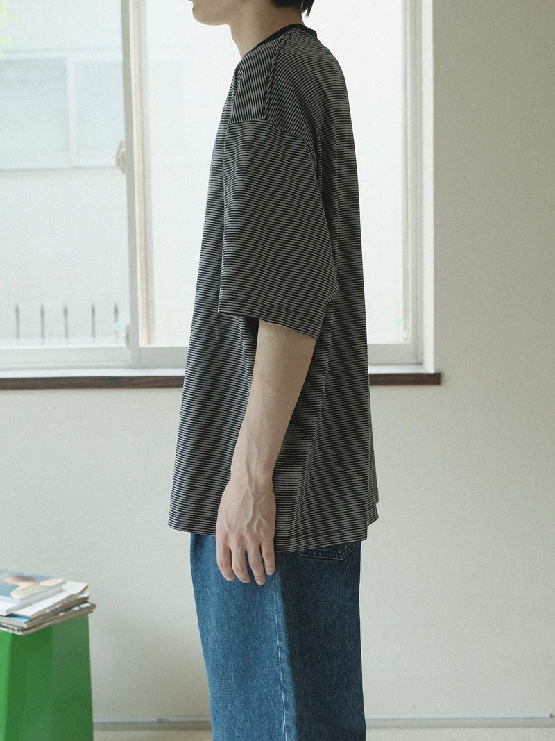 トップス 1LDK EVCON BORDR WIDE 3 BORDER WIDE L/S T-SHIRT[BLUE] | 1LDK (ワンエルディーケー