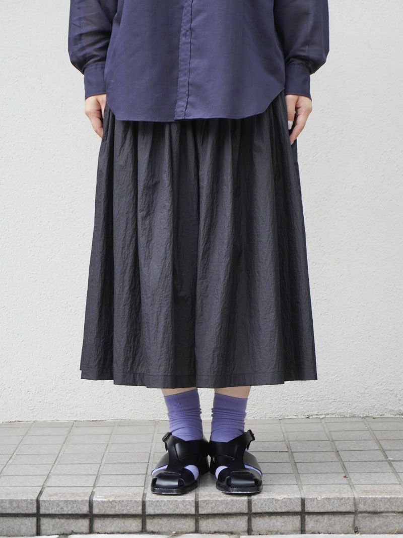 AMOMENTO (アモーメント) shirring culotte pants AMOMENTO shirring culotte pants – Maison ma Manière