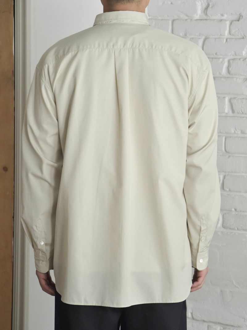 L/S REGULAR COLLAR SHIRTS[IVORY] | 1LDK (ワンエルディーケー) 公式