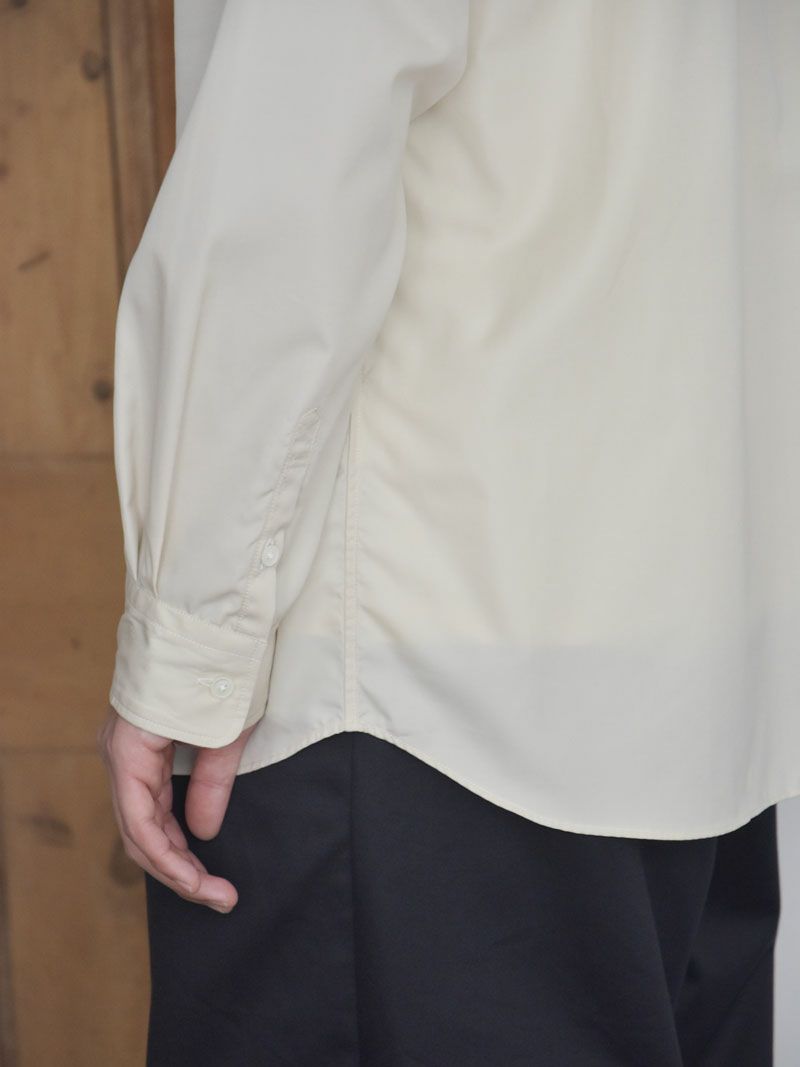 L/S REGULAR COLLAR SHIRTS[IVORY] | 1LDK (ワンエルディーケー) 公式