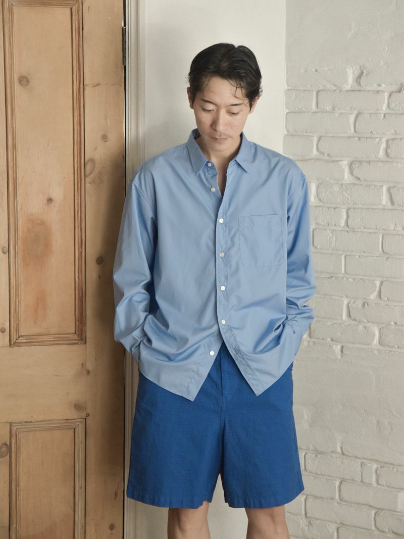 L/S REGULAR COLLAR SHIRTS[SAX] | 1LDK (ワンエルディーケー) 公式サイト