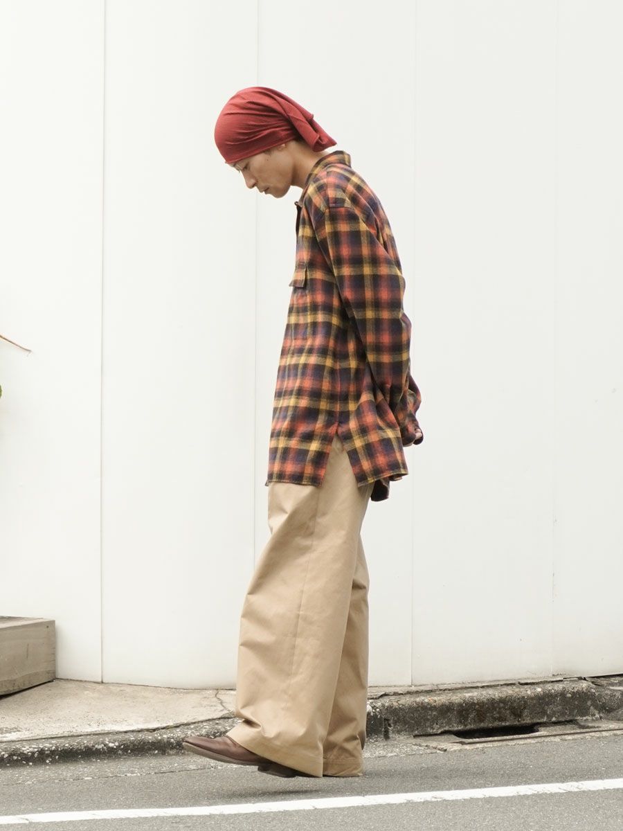 2TUCK WIDE CHINO TROUSERS[CAMEL] | 1LDK (ワンエルディーケー) 公式