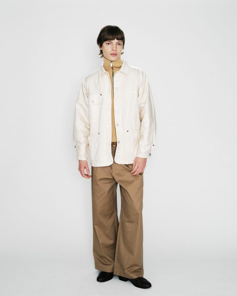 2TUCK WIDE CHINO TROUSERS[CAMEL] | 1LDK (ワンエルディーケー) 公式