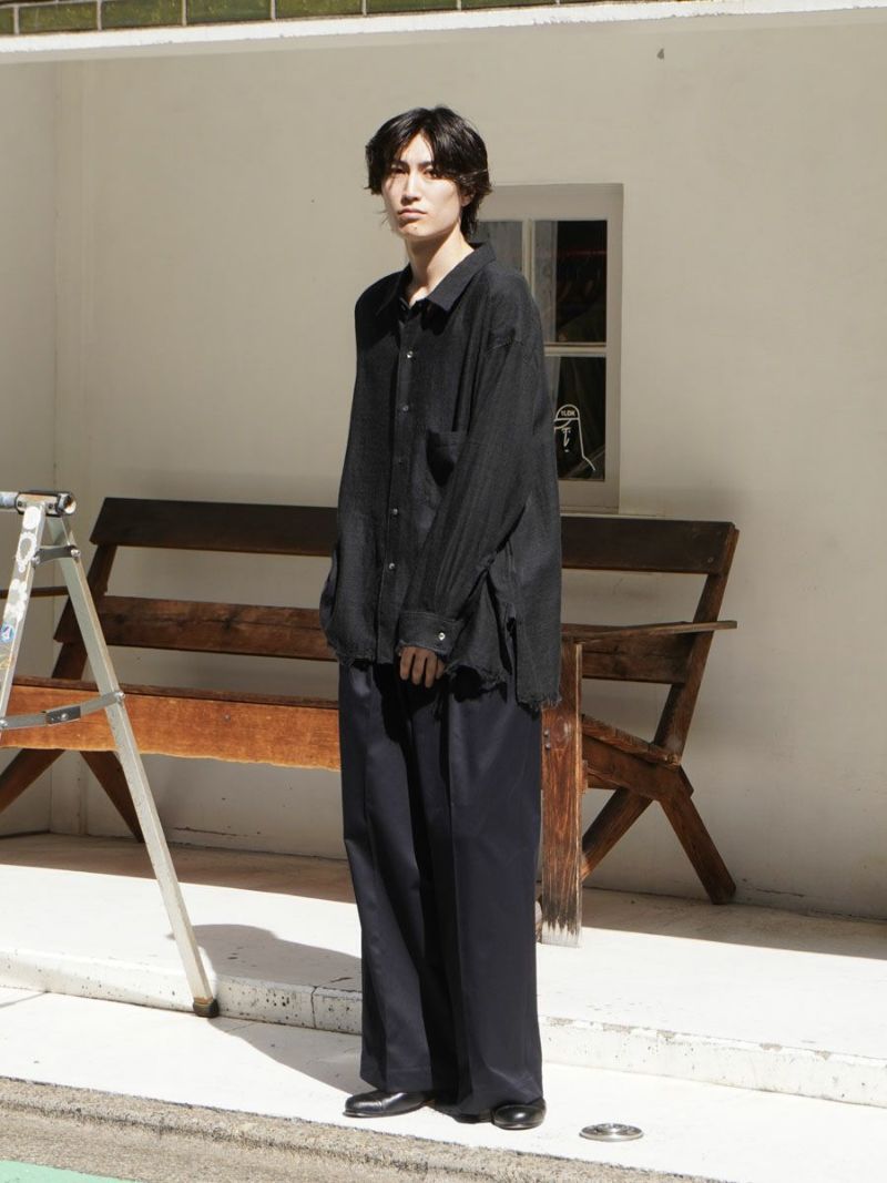 2TUCK WIDE CHINO TROUSERS[NAVY] | 1LDK (ワンエルディーケー) 公式サイト
