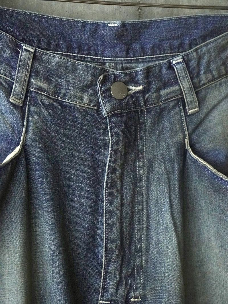 DENIM WIDE SLACKS[INDIGO] | 1LDK (ワンエルディーケー) 公式サイト