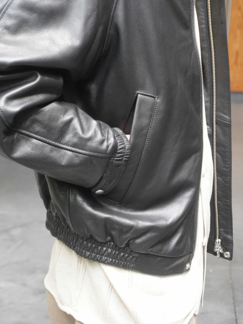 LEATHER BLOUSON[BLACK] | 1LDK (ワンエルディーケー) 公式サイト