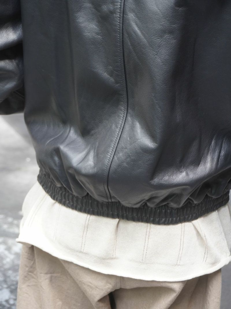 LEATHER BLOUSON[BLACK] | 1LDK (ワンエルディーケー) 公式サイト