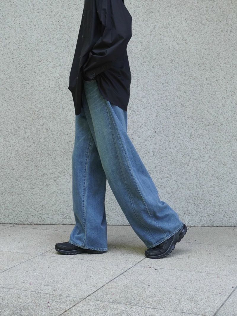 パンツ stein22aw DENIM JEANS M stein（シュタイン）＞ 22SS デニムパンツ / スタッフブログ