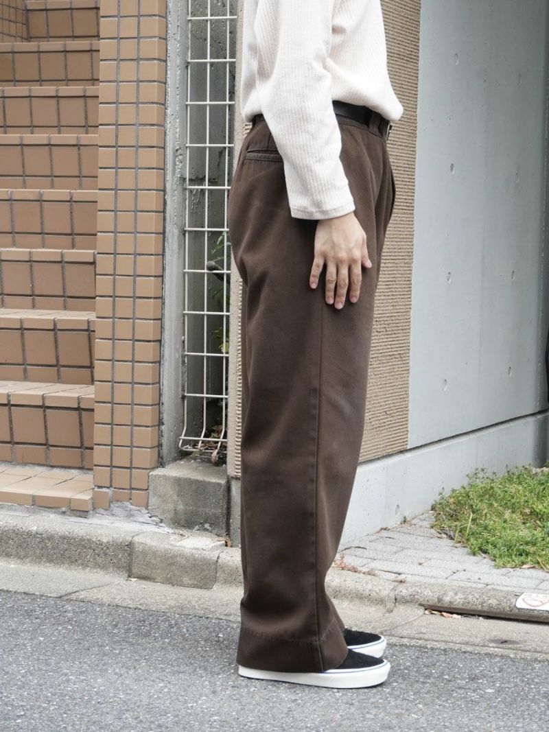 Unlikely Skater's Work Pants[FADED BROWN] | 1LDK (ワンエルディー