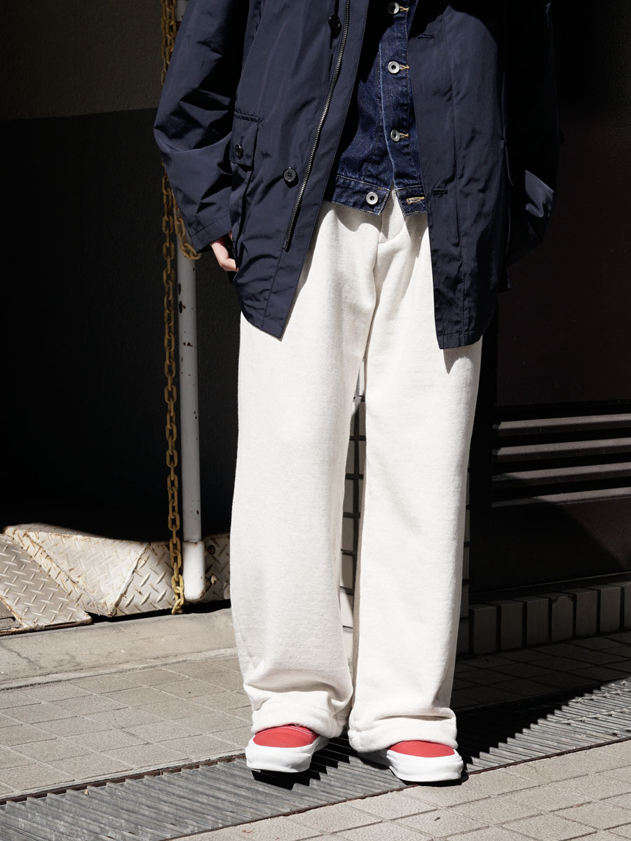 JUMBERCA SWEAT STRAIGHT TROUSERS[OATMEAL] | 1LDK (ワンエルディー