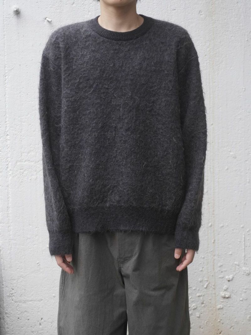 【値下げ中！】【LIDNM】KID MOHAIR MIX KNIT　Lサイズ LIDNM（リドム）の「KID MOHAIR MIX KNIT（ニット/セーター）」 - WEAR