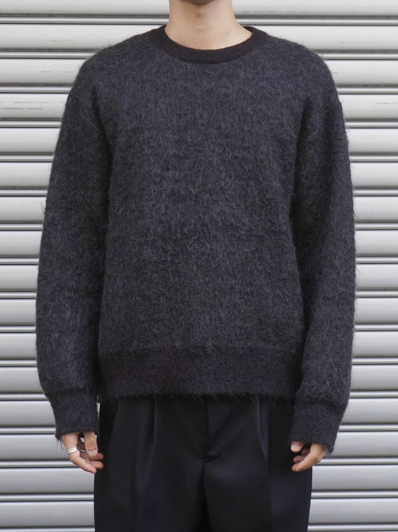 LIDMN KID MOHAIR MIX KNIT　Lサイズ LIDNM（リドム）の「KID MOHAIR MIX KNIT（ニット/セーター）」 - WEAR